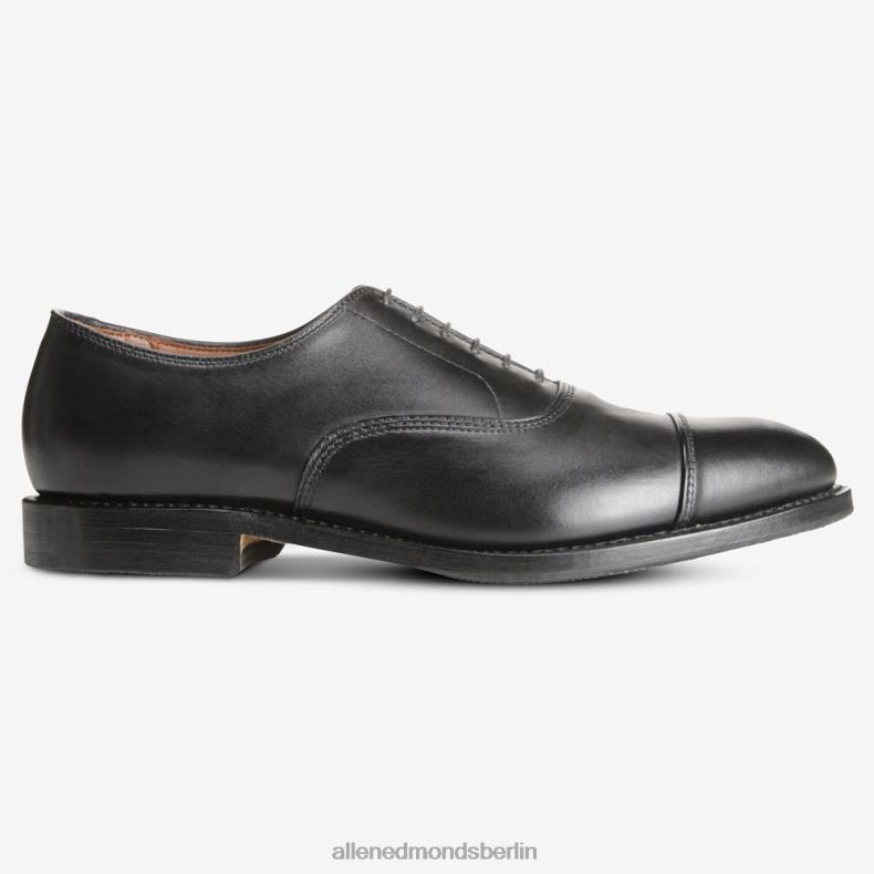 Allen Edmonds Schwarz Männer Park Avenue Oxford-Schuh mit kombinierter Steppsohle 82J2T32