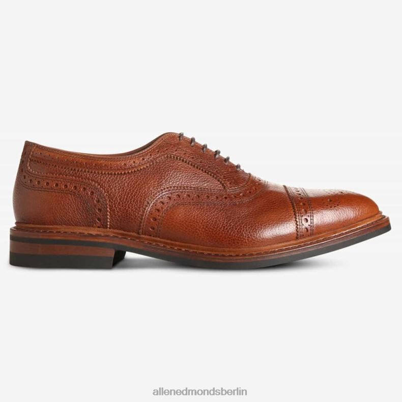 Allen Edmonds braunes Korn Männer Strandmok wetterfester Oxford mit Dainite-Gummisohle 82J2T233