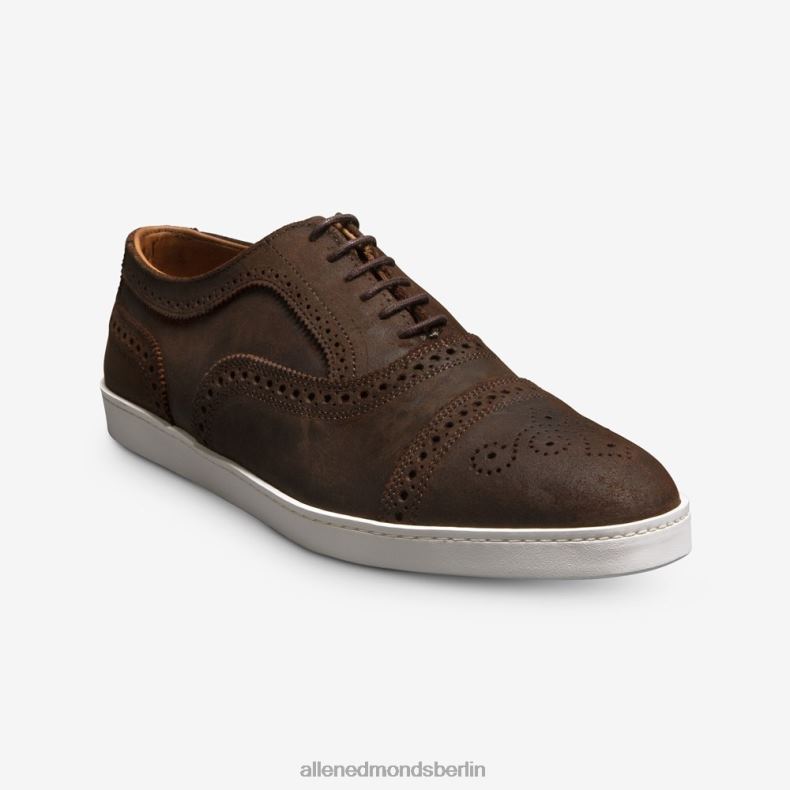 Allen Edmonds braunes gewachstes Wildleder Männer Strand Oxford-Sneaker 82J2T241