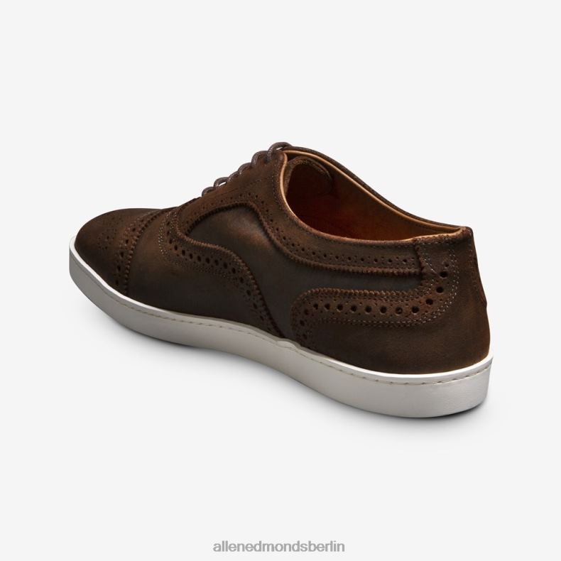 Allen Edmonds braunes gewachstes Wildleder Männer Strand Oxford-Sneaker 82J2T241