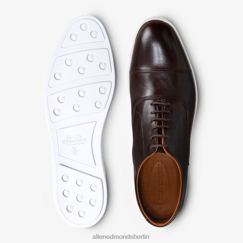 Allen Edmonds dunkelbraune Maserung Männer Park Avenue Oxford-Kleid-Sneaker 82J2T251