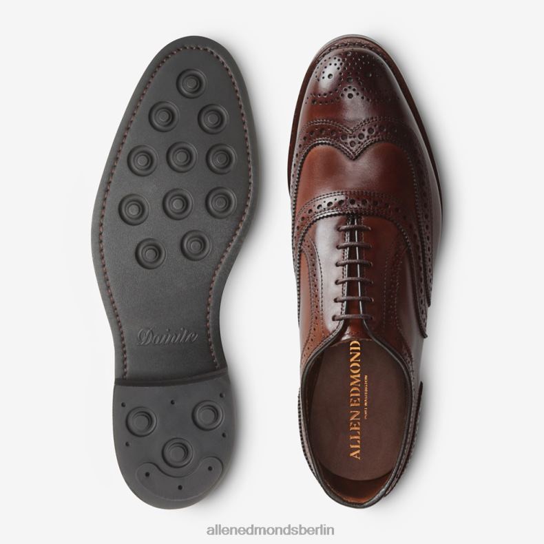 Allen Edmonds dunkles Chili Männer Mcallister Wingtip Oxford-Kleiderschuh mit Dainite-Sohle 82J2T59