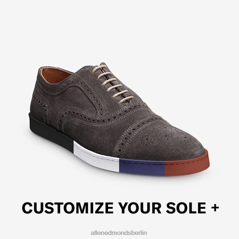 Allen Edmonds grau Männer Strand-Wildleder-Oxford-Sneaker 82J2T28