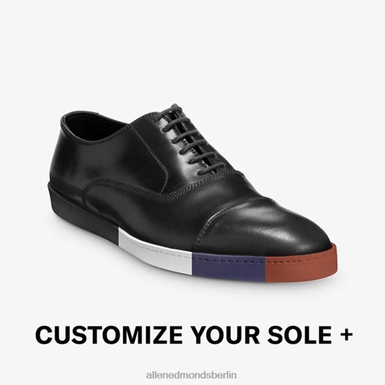 Allen Edmonds schwarzer Cordovan Männer Park Avenue Shell-Cordovan-Oxford-Kleid-Sneaker 82J2T265