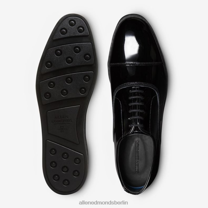 Allen Edmonds schwarzes Lackleder Männer Park Avenue Oxford-Kleid-Sneaker 82J2T26