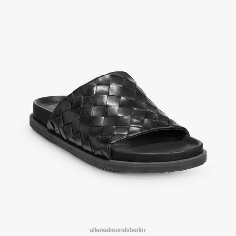 Allen Edmonds Schwarz Männer Del Mar gewebte Sandale 82J2T114