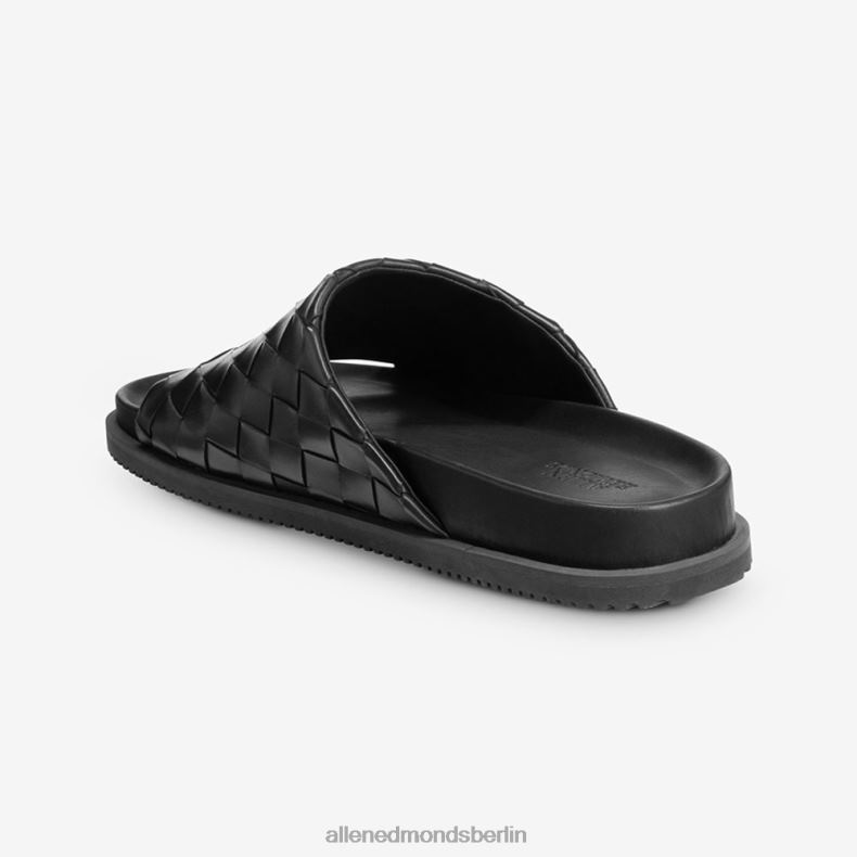 Allen Edmonds Schwarz Männer Del Mar gewebte Sandale 82J2T114