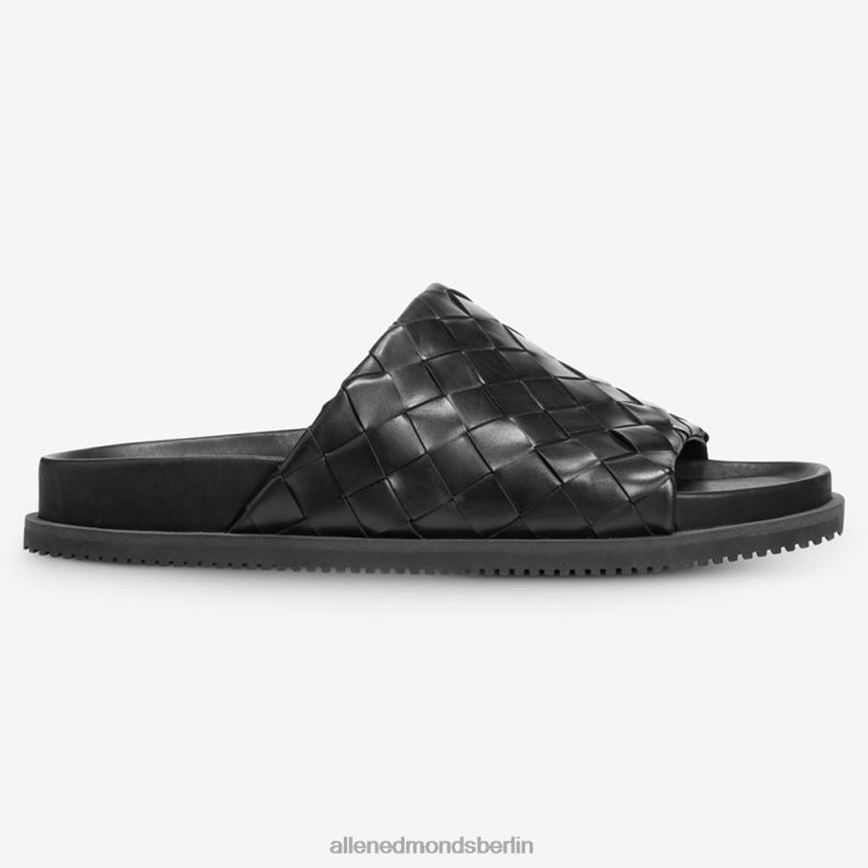 Allen Edmonds Schwarz Männer Del Mar gewebte Sandale 82J2T114