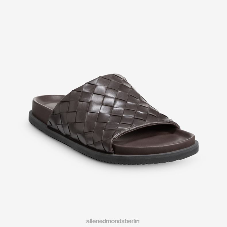 Allen Edmonds dunkelbraun Männer Del Mar gewebte Sandale 82J2T460