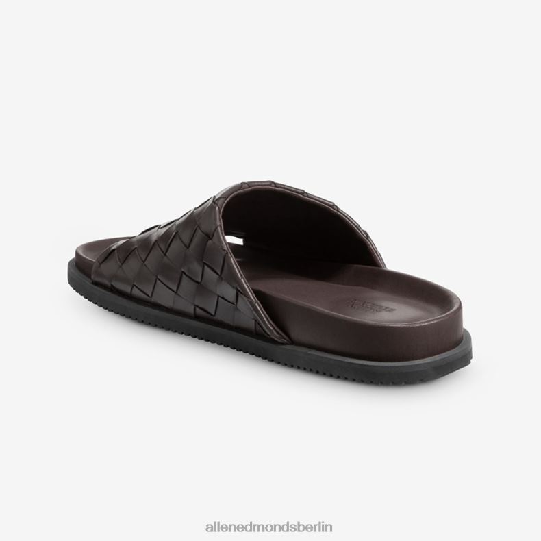 Allen Edmonds dunkelbraun Männer Del Mar gewebte Sandale 82J2T460