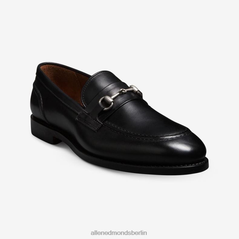 Allen Edmonds schwarzes Leder Männer Randolph Bit Loafer 82J2T7