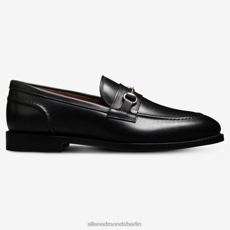 Allen Edmonds schwarzes Leder Männer Randolph Bit Loafer 82J2T7