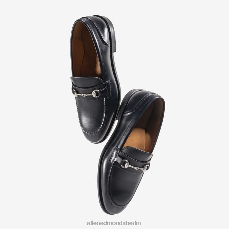 Allen Edmonds schwarzes Leder Männer Randolph Bit Loafer 82J2T7