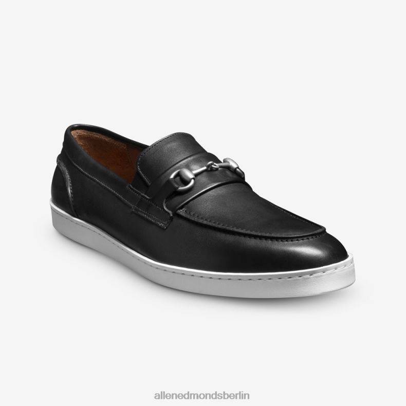 Allen Edmonds schwarzes Leder Männer Randolph Bit Slip-On-Sneaker 82J2T205