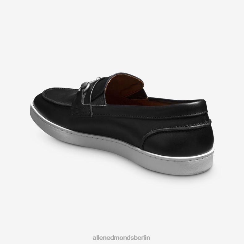 Allen Edmonds schwarzes Leder Männer Randolph Bit Slip-On-Sneaker 82J2T205