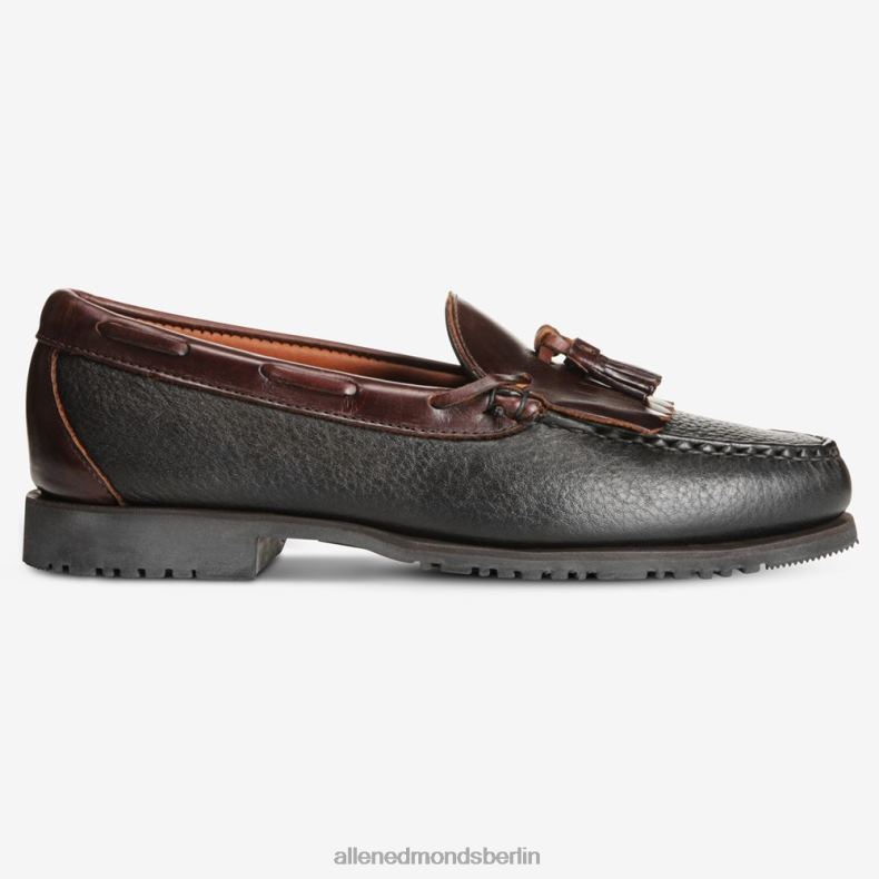 Allen Edmonds Schwarz Braun Männer Nashua-Loafer mit Quasten 82J2T440
