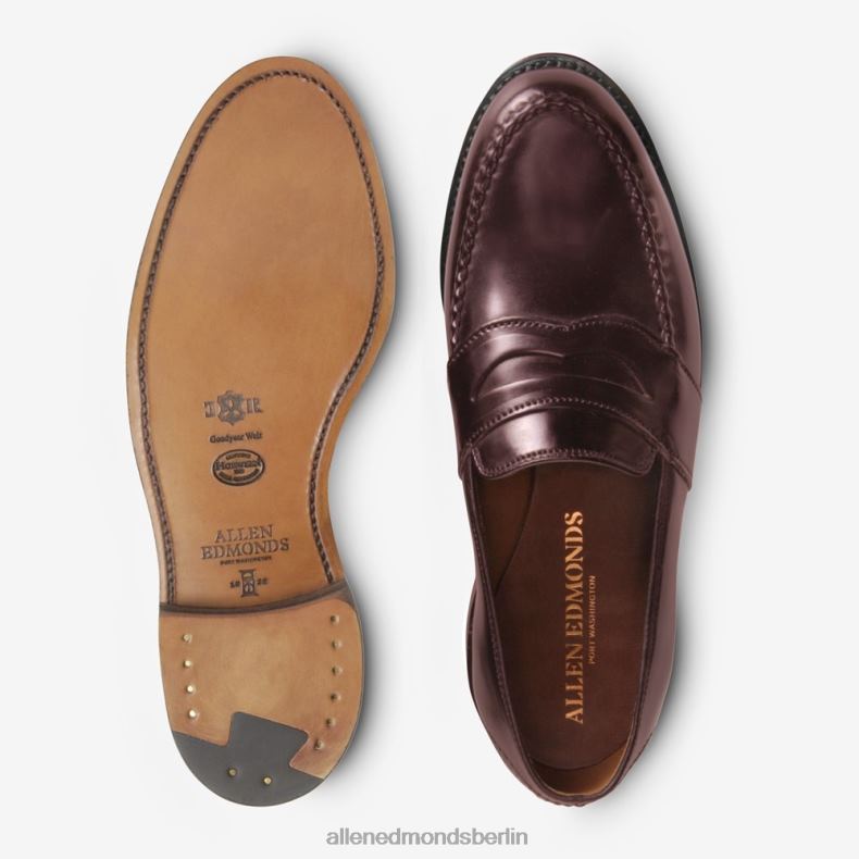 Allen Edmonds Burgunder Cordovan Männer Randolph Shell Cordovan Pennyloafer 82J2T300