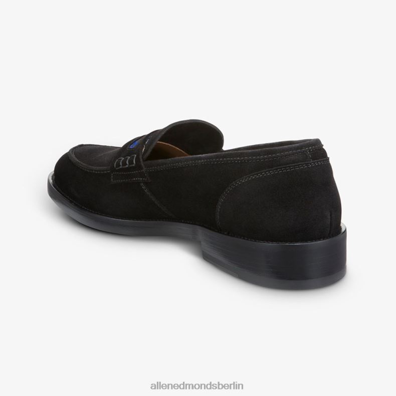 Allen Edmonds Schwarz Männer Bolama-Pennyloafer aus Wildleder von Armando Cabral 82J2T464