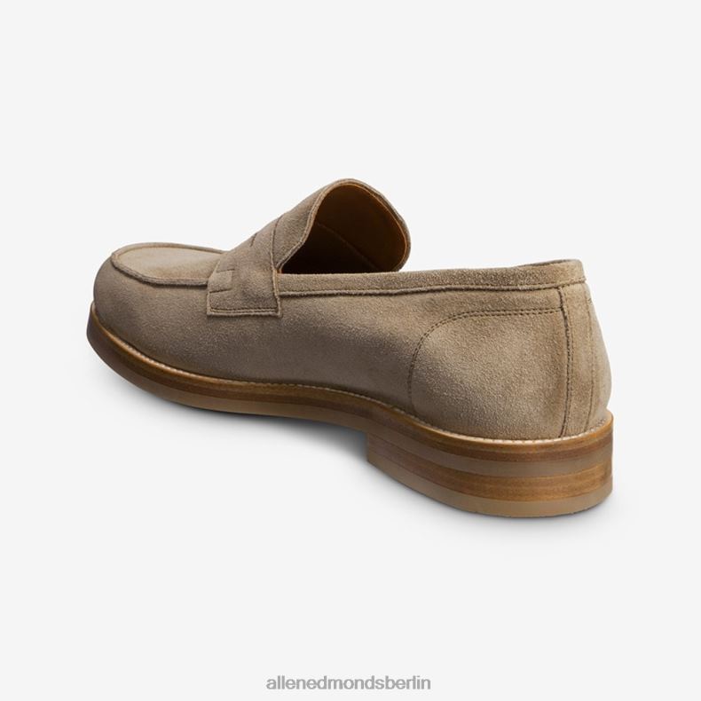 Allen Edmonds Taupefarbenes Wildleder Männer Newton Pennyloafer 82J2T382