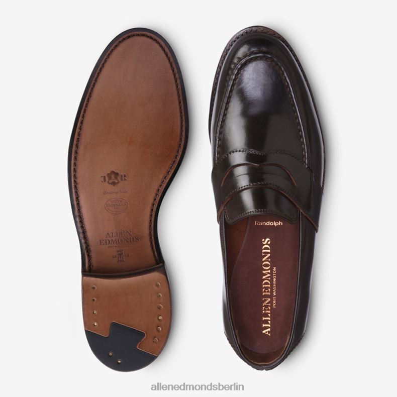 Allen Edmonds brauner Cordovan Männer Randolph Shell Cordovan Pennyloafer 82J2T301