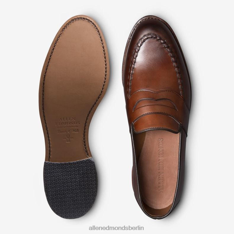 Allen Edmonds dunkles Chili Männer Randolph Penny Loafer 82J2T90