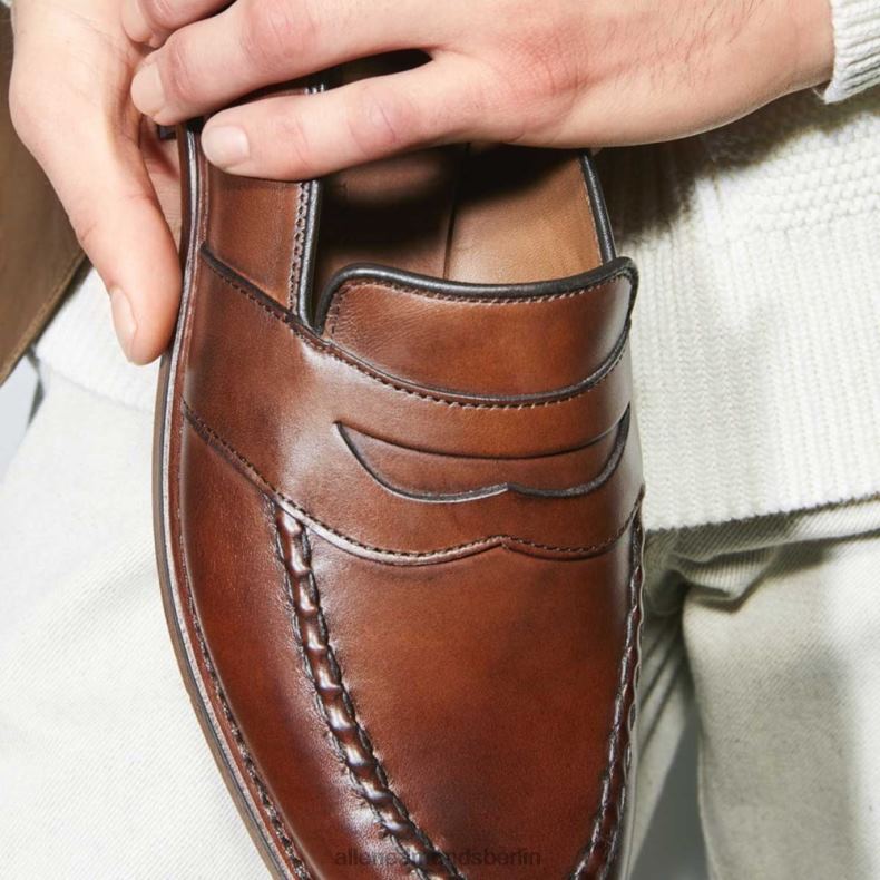 Allen Edmonds dunkles Chili Männer Randolph Penny Loafer 82J2T90
