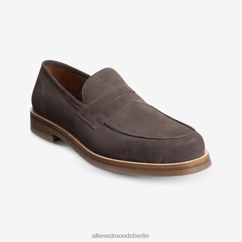 Allen Edmonds graues Wildleder Männer Newton Pennyloafer 82J2T383
