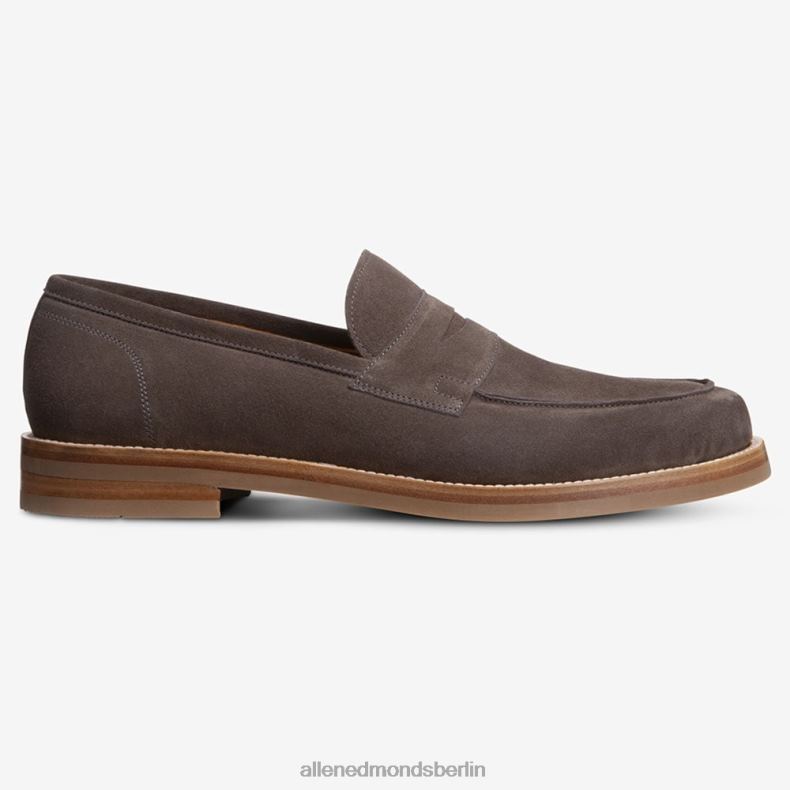 Allen Edmonds graues Wildleder Männer Newton Pennyloafer 82J2T383