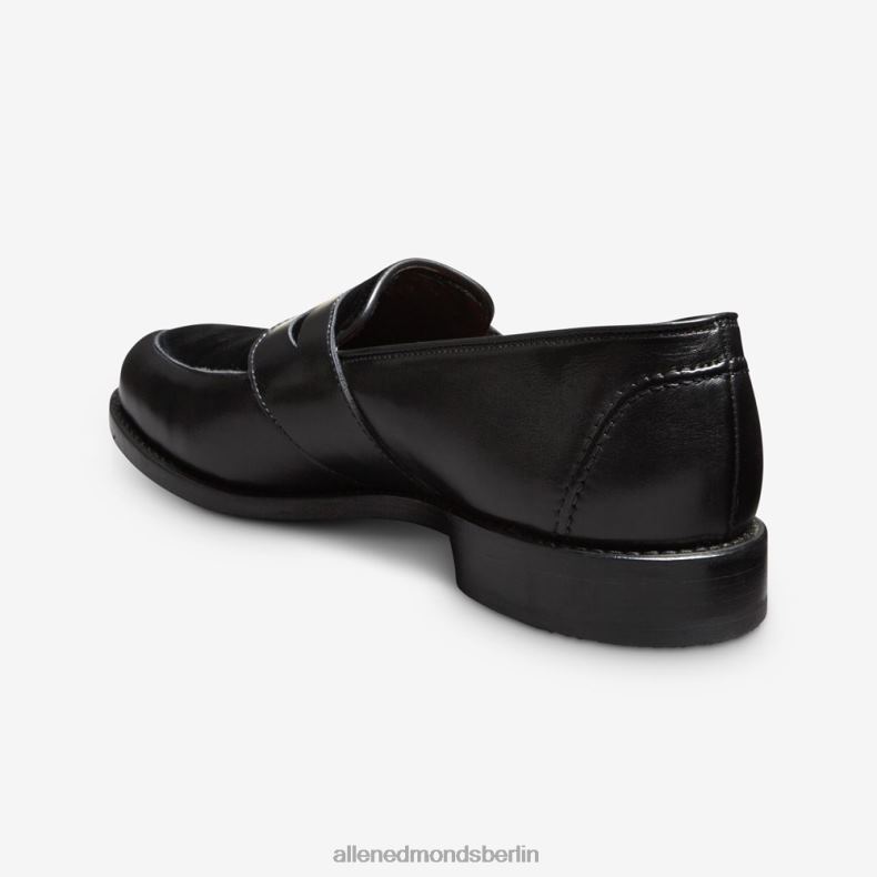 Allen Edmonds schwarzer Samt Männer Randolph Penny Loafer 82J2T17
