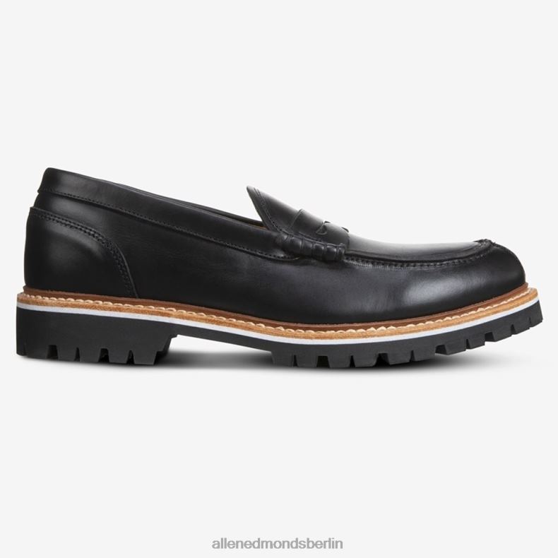 Allen Edmonds schwarzes Leder Männer Pennyloafer mit Freeport-Signatur 82J2T86