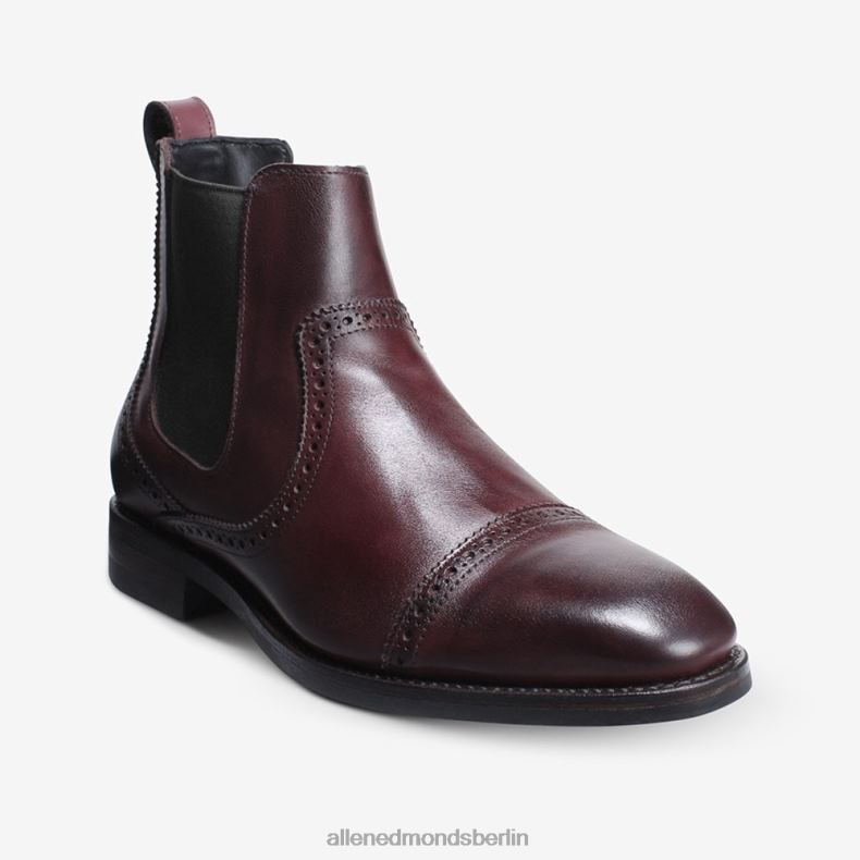 Allen Edmonds Merlot Männer Lombardischer Chelsea-Stiefel 82J2T475