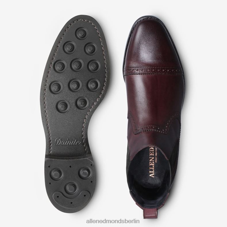 Allen Edmonds Merlot Männer Lombardischer Chelsea-Stiefel 82J2T475