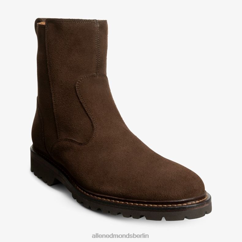 Allen Edmonds braunes Wildleder Männer Discovery Motorradstiefel 82J2T428