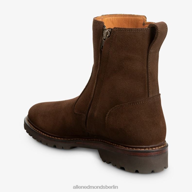 Allen Edmonds braunes Wildleder Männer Discovery Motorradstiefel 82J2T428
