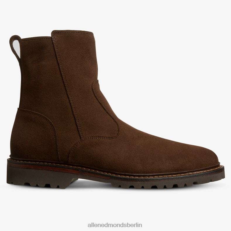 Allen Edmonds braunes Wildleder Männer Discovery Motorradstiefel 82J2T428