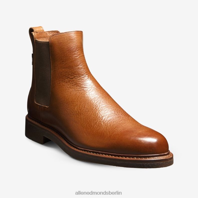 Allen Edmonds cognacfarbenes Leder Männer Denali Chelsea-Stiefel 82J2T362
