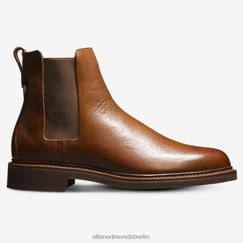 Allen Edmonds cognacfarbenes Leder Männer Denali Chelsea-Stiefel 82J2T362
