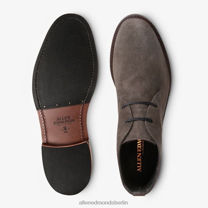 Allen Edmonds graues Wildleder Männer Cyrus Chukka-Stiefel 82J2T492