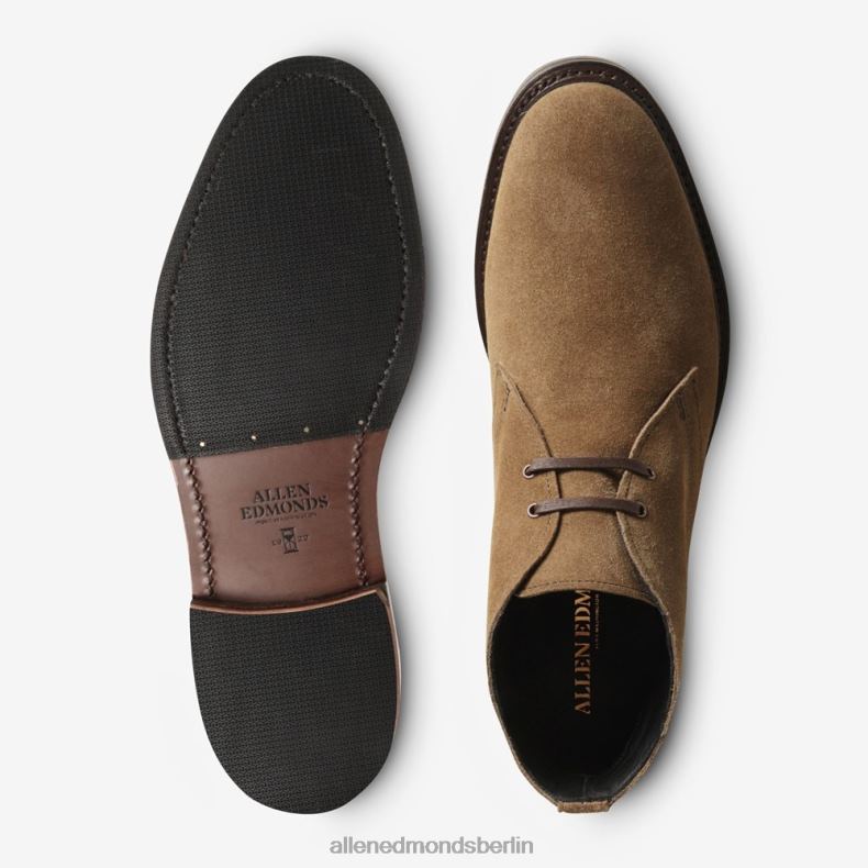 Allen Edmonds hellbraunes Wildleder Männer Cyrus Chukka-Stiefel 82J2T150