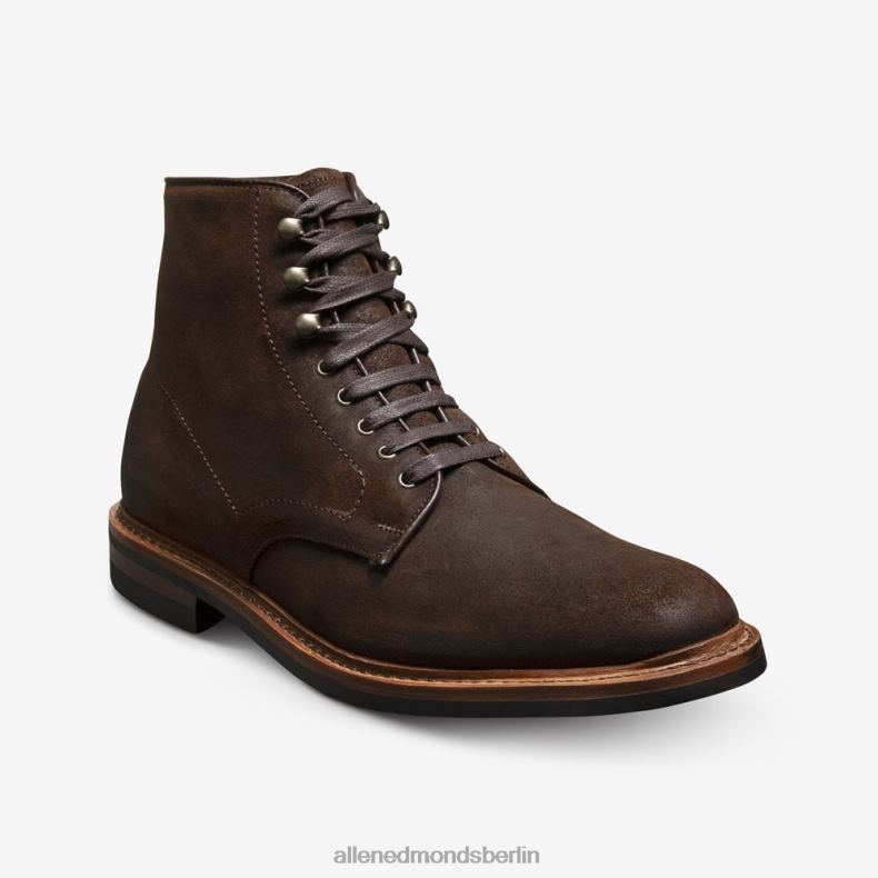 Allen Edmonds braunes gewachstes Wildleder Männer Higgins Mill wetterfester Stiefel 82J2T280
