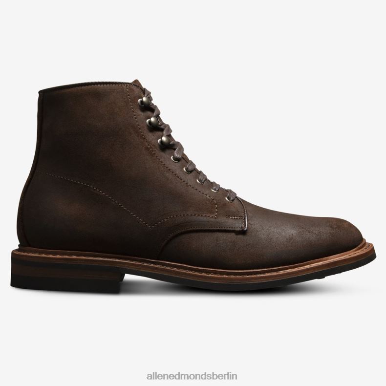 Allen Edmonds braunes gewachstes Wildleder Männer Higgins Mill wetterfester Stiefel 82J2T280