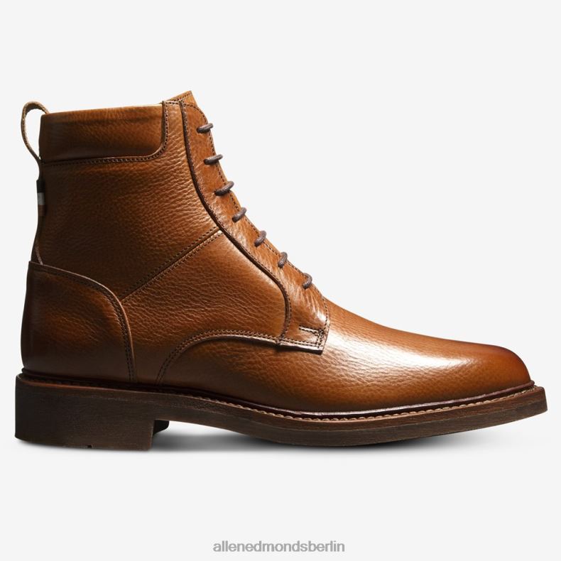 Allen Edmonds cognacfarbenes Leder Männer Denali-Stiefel 82J2T151