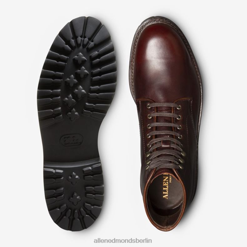 Allen Edmonds Burgund Männer Higgins Mill wetterfester Stiefel mit Stollensohle 82J2T261