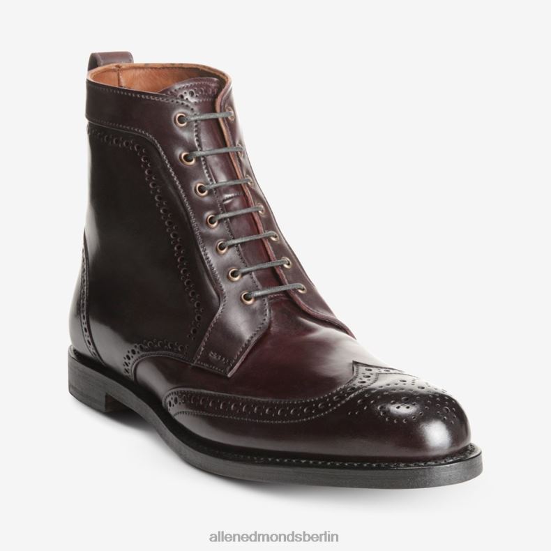 Allen Edmonds Burgunder Cordovan Männer Dalton-Shell-Cordovan-Kleiderstiefel 82J2T479