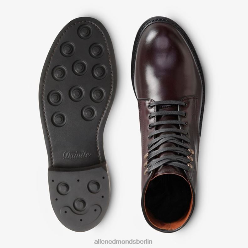 Allen Edmonds Burgunder Cordovan Männer Higgins Mill-Stiefel mit Shell-Cordovan-Leder 82J2T291