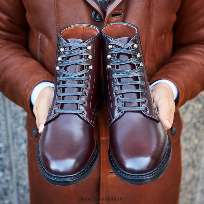 Allen Edmonds Burgunder Cordovan Männer Higgins Mill-Stiefel mit Shell-Cordovan-Leder 82J2T291