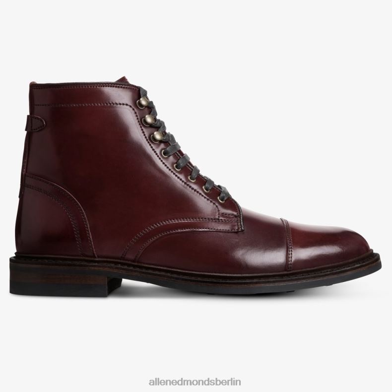 Allen Edmonds Burgunder Cordovan Männer Landon Shell Cordovan Captoe-Stiefel 82J2T337