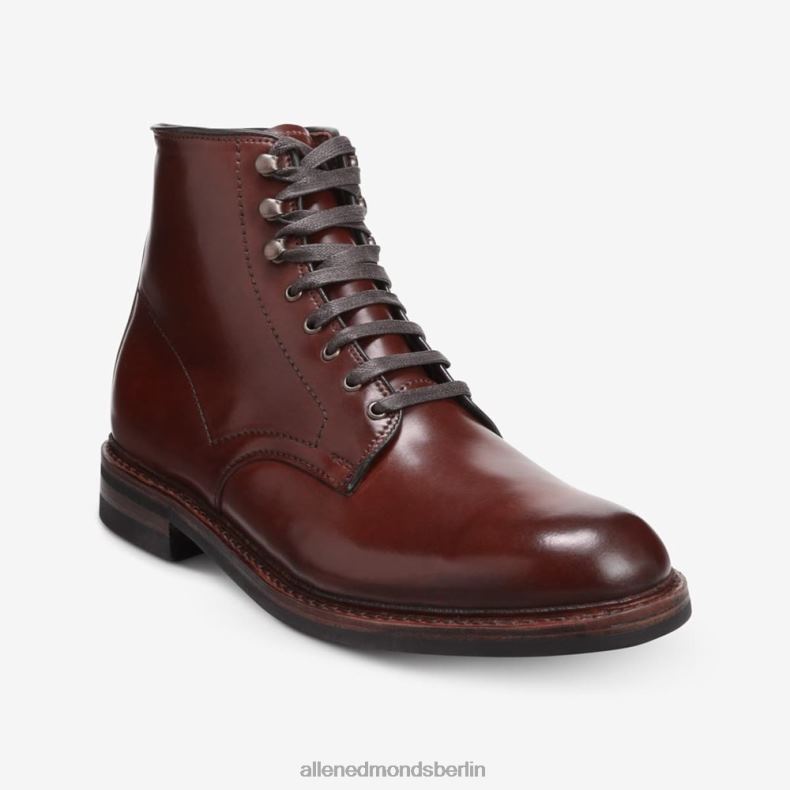 Allen Edmonds Chili-Cordovan Männer Higgins Mill-Stiefel mit Shell-Cordovan-Leder 82J2T30