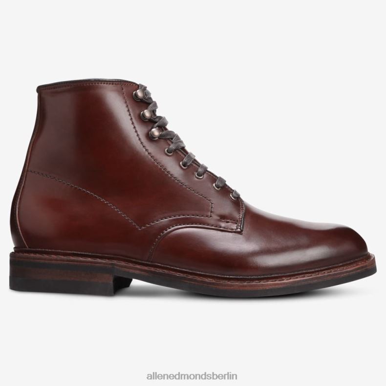 Allen Edmonds Chili-Cordovan Männer Higgins Mill-Stiefel mit Shell-Cordovan-Leder 82J2T30