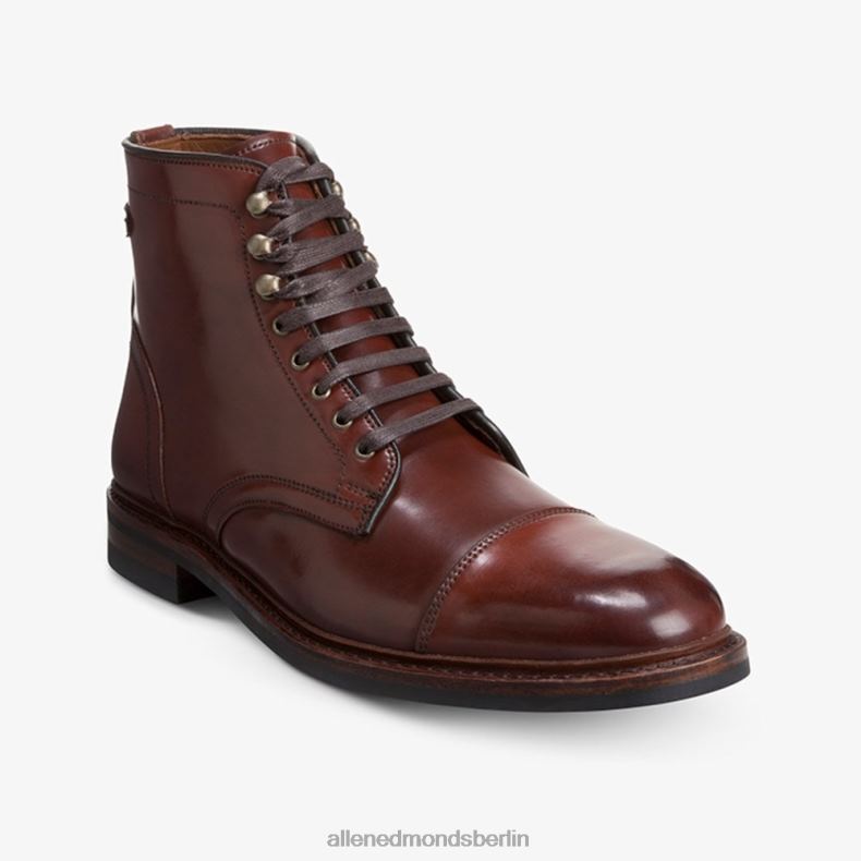 Allen Edmonds Chili-Cordovan Männer Landon Shell Cordovan Captoe-Stiefel 82J2T338